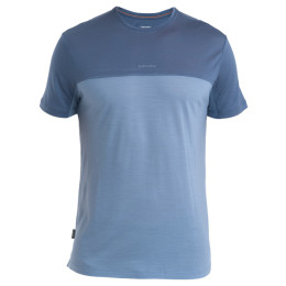 T-shirt fonctionnel homme Icebreaker Men Merino 125 Cool-Lite™ Sphere III SS Tee Colour Block bleue Kyanite/Dawn/Cb