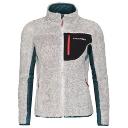 Veste polaire fonctionnelle femme Progress Alva gris šedý melír/petrol