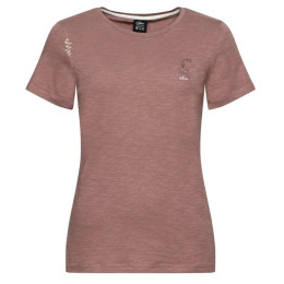 T-shirt femme Chillaz Valencia Tea Up bordeau Wine