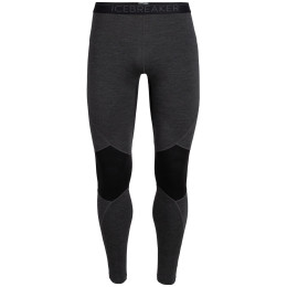 Pantalon sous-vêtements homme Icebreaker 260 Zone Leggings gris / noir jet heather/black