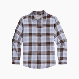 Chemise homme Royal Robins Lieback Organic Cotton Flannel L/S bleu / rouge Shasta Blue Oak Pld