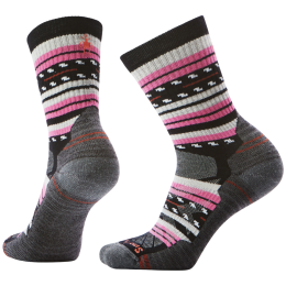 Chaussettes femme Smartwool W Hike Light Cushion Margarita Crew noir / rose BLACK