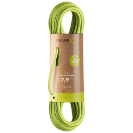 Corde Edelrid Apus Eco Dry 7,9mm 50m vert clair 138 oasis