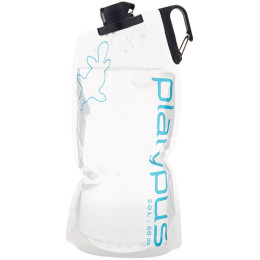 Bouteille Platypus DuoLock Bottle, 2L bleu clair SalariesLogo