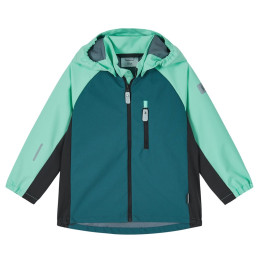 Veste softshell enfant Reima Temppu Dark Teal vert / gris Dark Teal