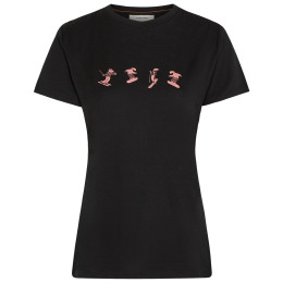 T-shirt femme Icebreaker Women Merino 150 Tech Lite SS Tee Snow Day noir Black