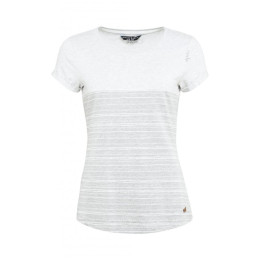 T-shirt femme Chillaz Ötztal Stripes Abstract gris claire grey melange/light grey melange