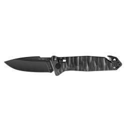 couteau pliant TB OUTDOOR Cac S200 French Army Knife Textured Pa6 Smooth noir