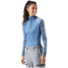 T-shirt fonctionnel femme Smartwool Women's Classic Thermal Merino Base Layer 1/4 Zip