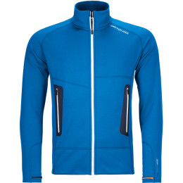 Sweat-shirt homme Ortovox Fleece Light Jacket M 2023 bleue SafetyBlue