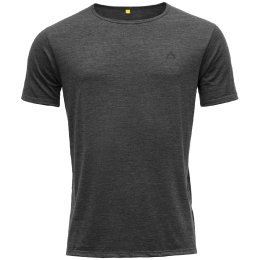 T-shirt fonctionnel homme Devold Valldal Merino 130 Tee Man vert ANTHRACITE