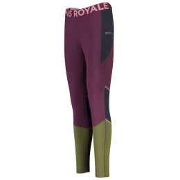 Sous-vêtements fonctionnels femme Mons Royale Olympus 3.0 Legging rose / vert Blackberry/Avocado