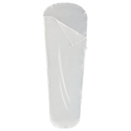 Doublure sac de couchage Ferrino Silk Liner Mummy blanc White