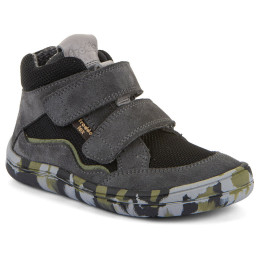 Chaussures barefoot toutes saisons pour enfant Frodo Barefoot Tex Fun Autumn Grey/Black gris / noir grey/black