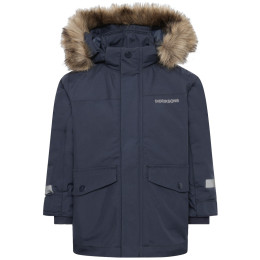 Veste d'hiver enfants Didriksons Bjärven Kids Parka 5 Navy bleu foncé Navy