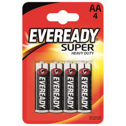 Pile Energizer Eveready super AA/4pack vert