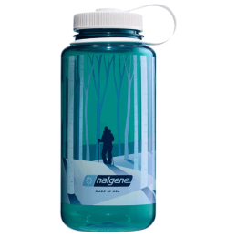 Bouteille Nalgene Wide Mouth Landscape 1000 ml bleu / vert Trout with Landscape Forest