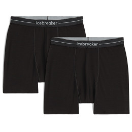 Caleçon homme Icebreaker Men Merino 150 Anatomica Boxers 2 Pack noir Black