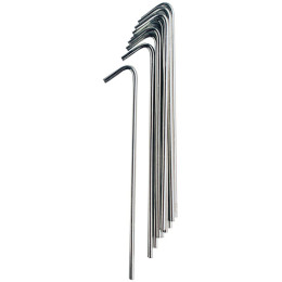 Piquets tente Vango Steel Pin Pegs 18cm x 4mm, 10pcs