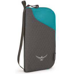 Portefeuille Osprey Document Zip Wallet gris / bleu TropicTeal