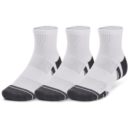 Jeu de chaussettes Under Armour Performance Tech 3pk Qtr blanc White / White / Jet Gray