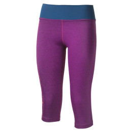 Leggings 3/4 femme Progress Betty 3Q 23TM violet PurpleMelter/Petroleum/Pink