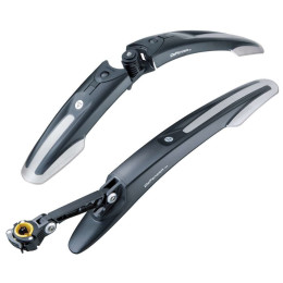 Garde-boue Topeak Defender M1+M2 set 26er noir / argenté