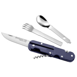 Outil multifonction TB OUTDOOR Bivouac Camp Knife bleu foncé