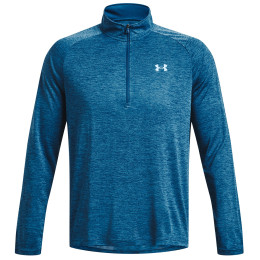 T-shirt fonctionnel homme Under Armour Tech 2.0 1/2 Zip bleue Varsity Blue / Cosmic Blue / Blizzard