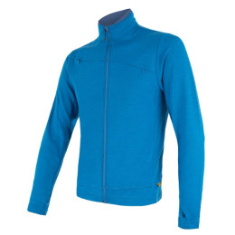 Sweat-shirt homme Sensor Merino Upper bleue Blue