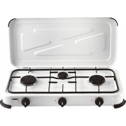 Réchaud à gaz Gimeg Tříplotýnkový plynový vařič blanc