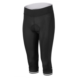 Pantalon vélo 3/4 femme Etape Sara 3/4 noir / blanc black / white