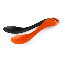 Set de couverts Light My Fire Spork XM 2pack noir / orange