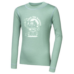 T-shirt fonctionnel enfant Sensor Merino DF Planet Basil Green vert clair Basil Green