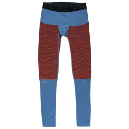 Pantalon sous-vêtements homme Devold Tuvegga Merino Longs Man bleu / rouge CAYENNE