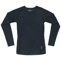 T-shirt fonctionnel femme Devold Lauparen Merino 190 Base Shirt Wmn bleu foncé INK