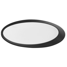 Assiette Outwell Classical Dinner Plate noir / blanc