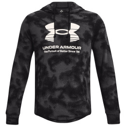 Sweat-shirt homme Under Armour Rival Terry Novelty HD vert Black / Jet Gray / Onyx White