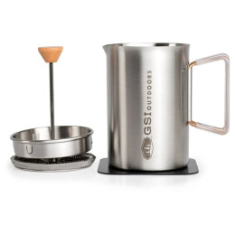 Presse café GSI Outdoors Glacier Stovetop JavaPress argenté silver