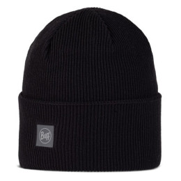 Bonnet Buff Crossknit Beanie vert SOLID BLACK