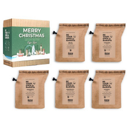 Paquet cadeau Grower´s cup 5 pcs café - Noël