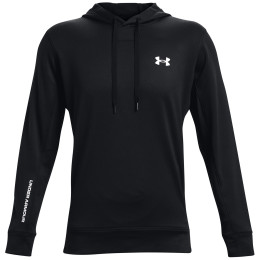 Sweat-shirt homme Under Armour UA Terry Hoodie vert BLK