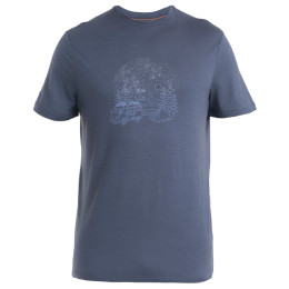 T-shirt homme Icebreaker Men Merino 150 Tech Lite III SS Tee Van Camp girs Graphite