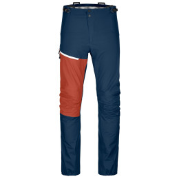 Pantalon homme Ortovox Westalpen 3L Light Pants M bleue / rouge deep ocean