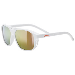 Lunettes de soleil enfant Uvex Cosmic banc / rouge WHITE MATT / MIR. RED