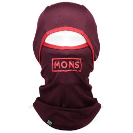 Cagoule Mons Royale Santa Rosa Hinge Balaclava Box bordeau Burgundy