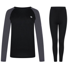 Sous-vêtements fonctionnels femme Dare 2b W Exchange IV Baselayer Set noir / gris Black/Ebony