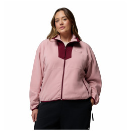 Sweat-shirt femme Columbia Sequoia Grove™ Full Zip Fleece rose Eraser Pink, Rich Wine
