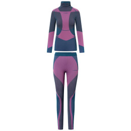 Sous-vêtements fonctionnels femme Viking Fusion Set violet turquise/fuchsia