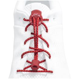 Lacets Lock Laces Original rouge Red